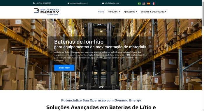 Print do site BB Dynamo Energy